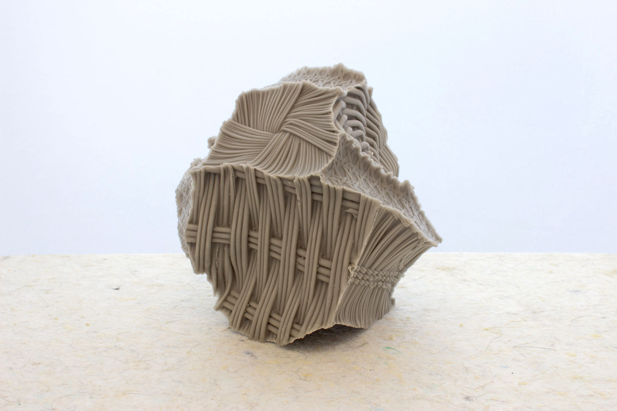 James Fuller - All The Baskets 2021 - Wax and mineral composite - 01