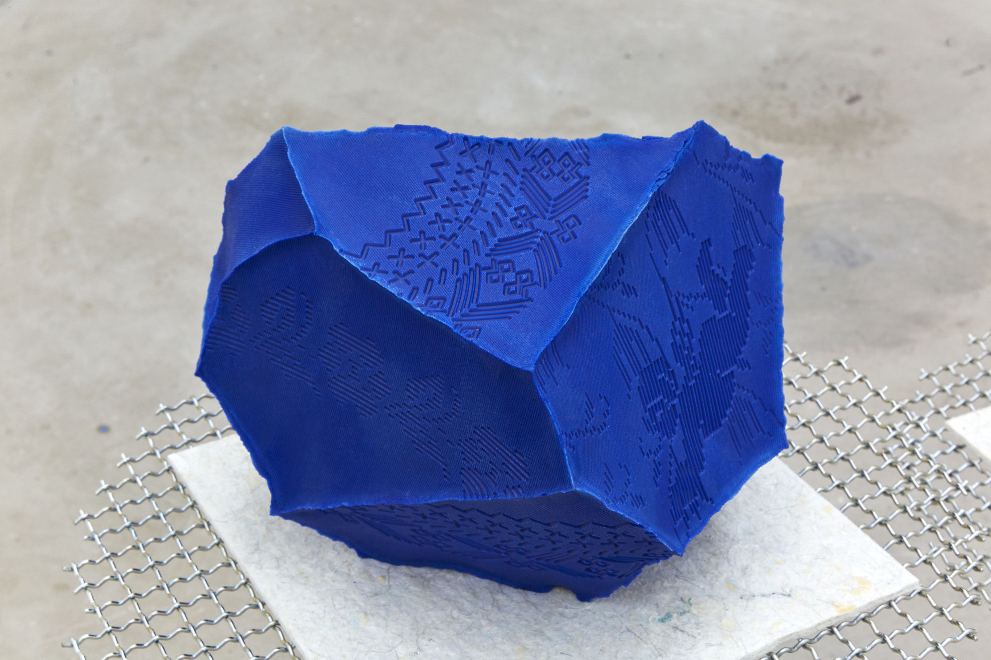 James Fuller - Soft Furnishings, 2021 -  Wax and mineral composite, dye - 02