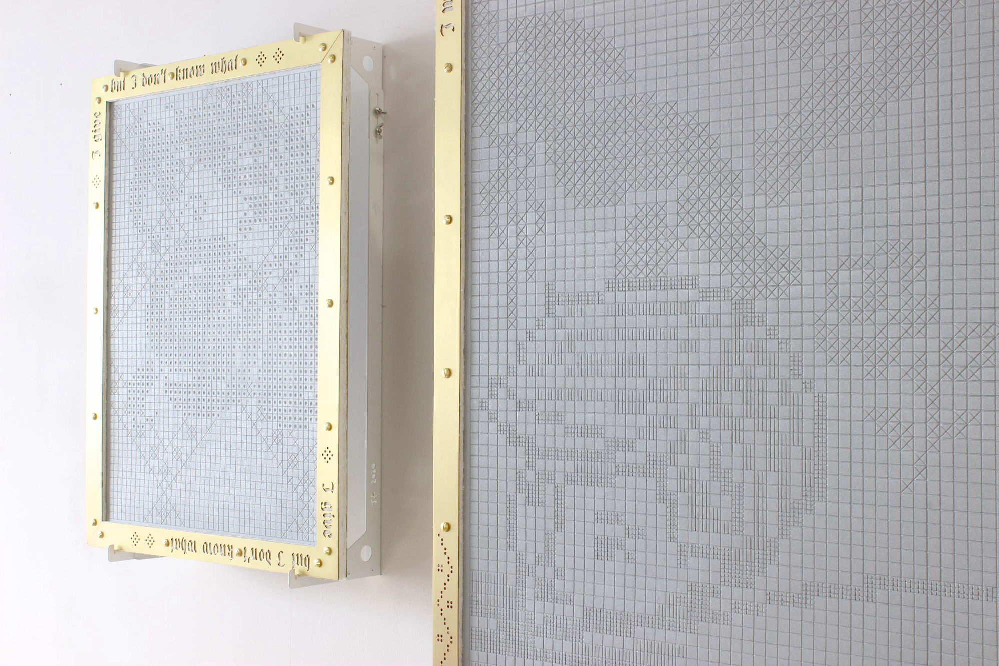 James Fuller - Perfect Living, 2020 - Zinc, brass plated steel, mixed fabric composite - 02