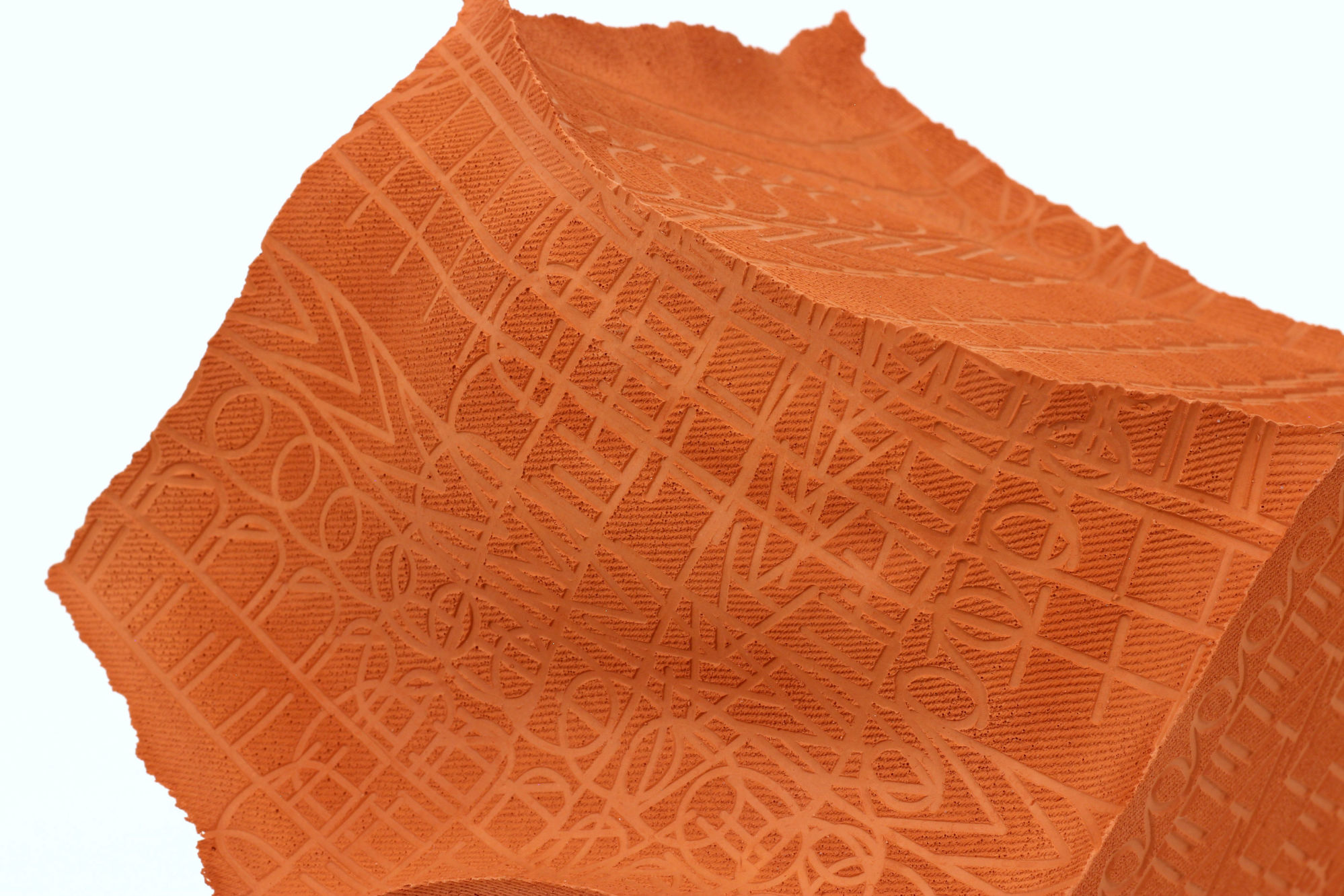 James Fuller - Sealed from the Inside 2022 - Polymer modified gypsum, oxide pigments - 01